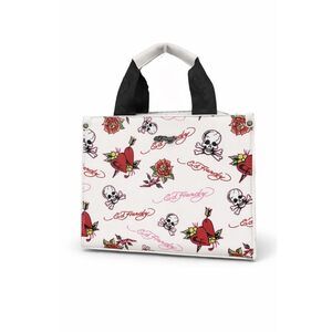 3165 ’s Tattoo Print Crossbody Bag – Floral Skull Graphic Shoulder Bag